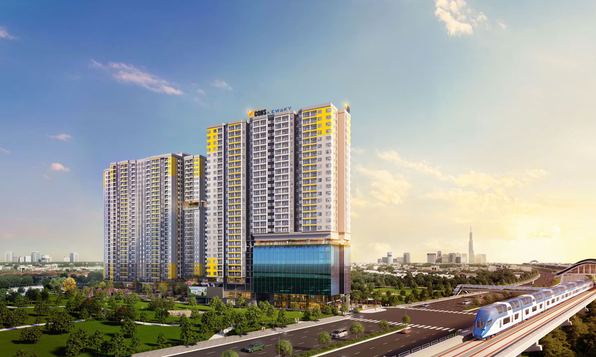 Bcons Central Park tọa lạc ngay mặt tiền số 236 đường Phan Trung, phường Tam Hiệp, thành phố Biên Hòa, tỉnh Đồng Nai.